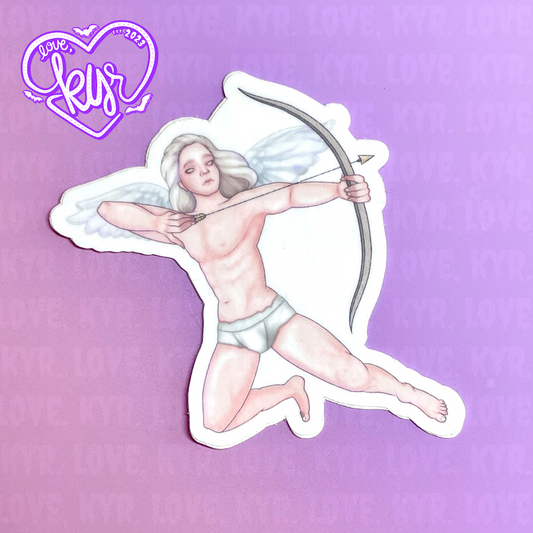 Cupid Sticker 3”