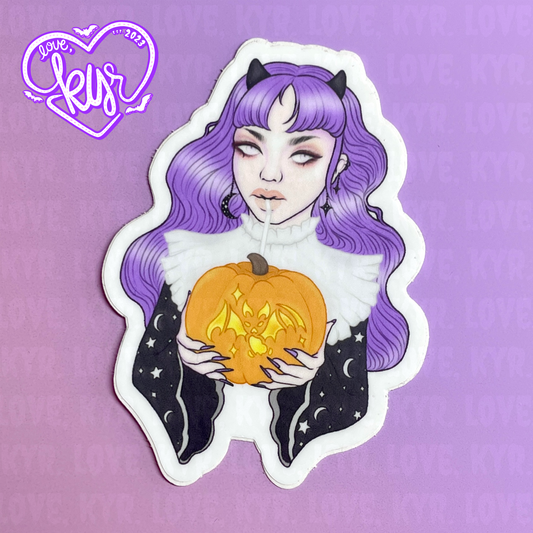 Pumpkin Sippin’ Sticker 3”