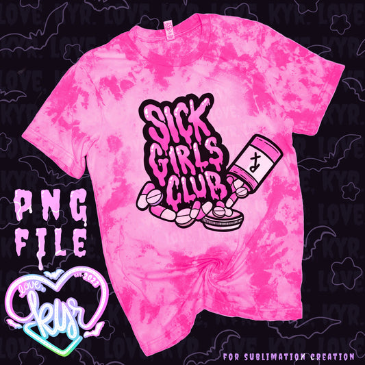 Sick Girls Club Sub File PNG