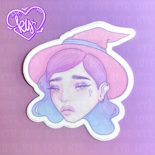 Pastel Witch Sticker 3”