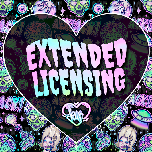 Extended Licensing 2024 Stickers And Keychains