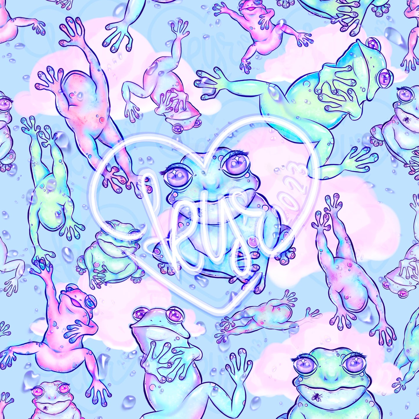 Raining Bats And Frogs Seamless File