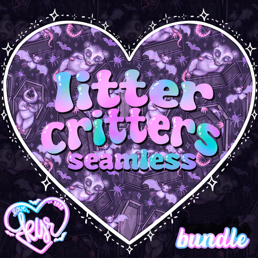 Litter Critters Seamless Bundle