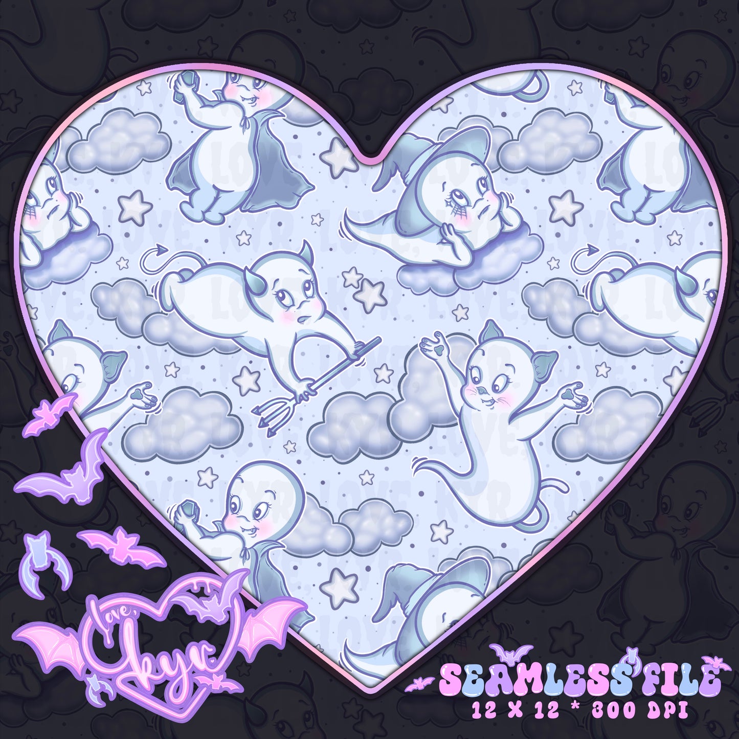 Friendly Ghost Seamless File