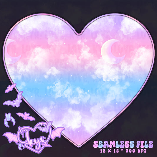 Lofi Sky Seamless File Coord