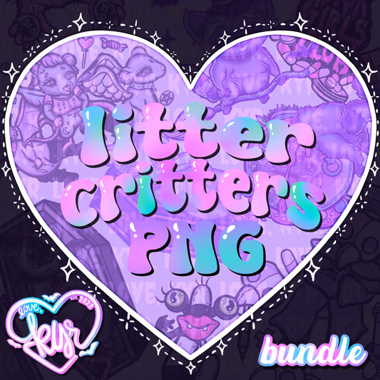 Litter Critters PNG Bundle